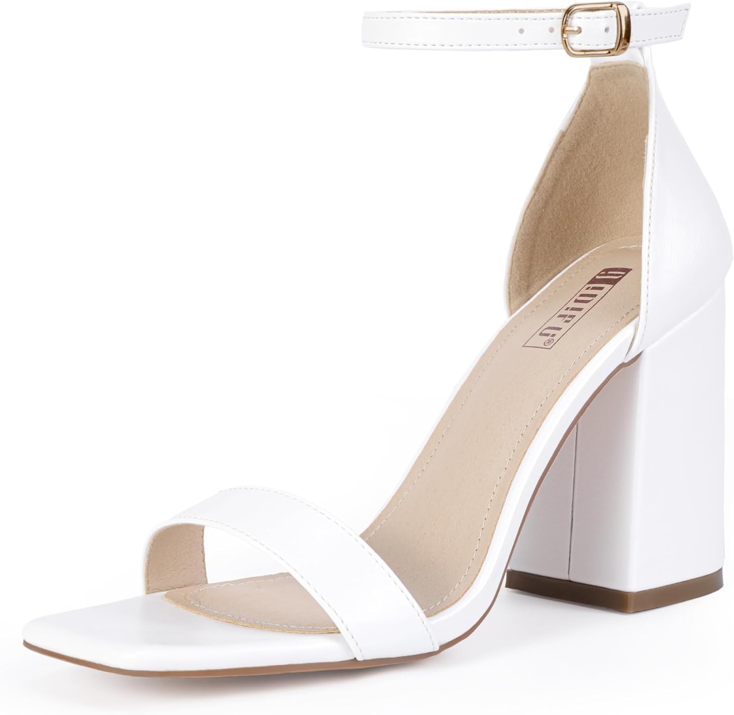 IDIFU Chunky Block Heels for Wedding Party Dress Sandals