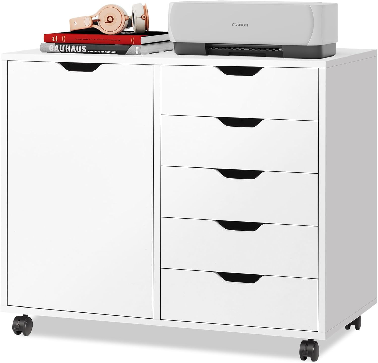 DEVAISE 5-Drawer Wood Dresser - Stylish Organization!