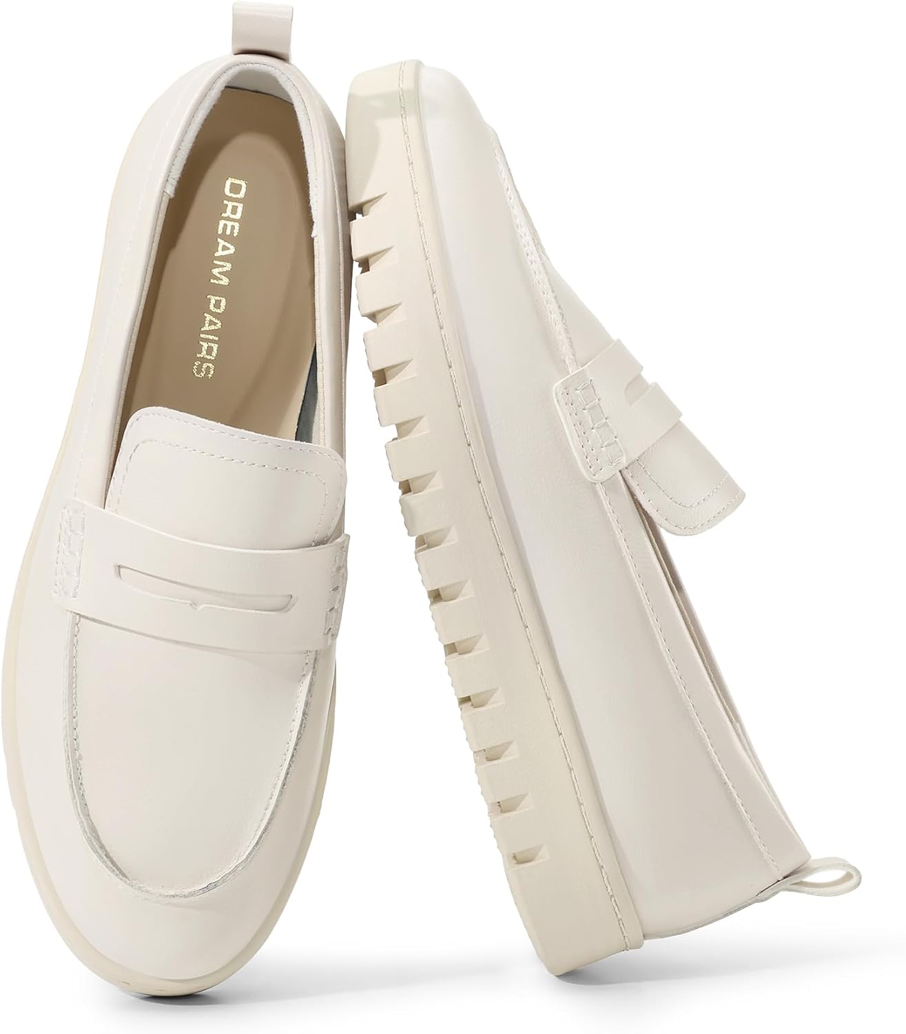 DREAM PAIRS Women's Casual Comfortable Slip On Loafers
