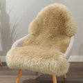 Genuine Sheepskin Area Rug Wool Rug Fur Carpet Tan 2 x 3 ft - Soft