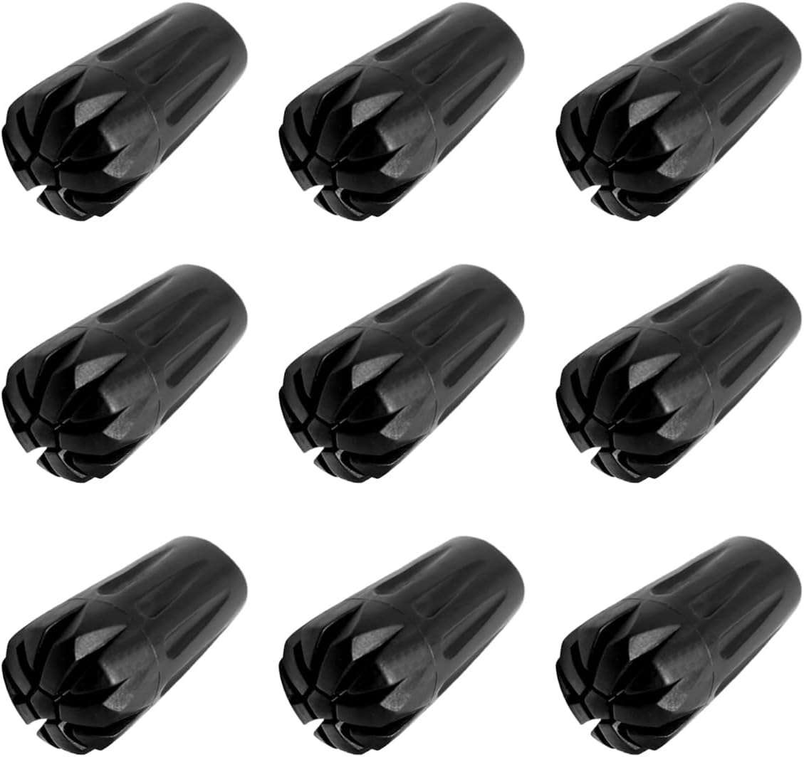 Shock-Absorbing Rubber Trek Tips - Enhanced Grip