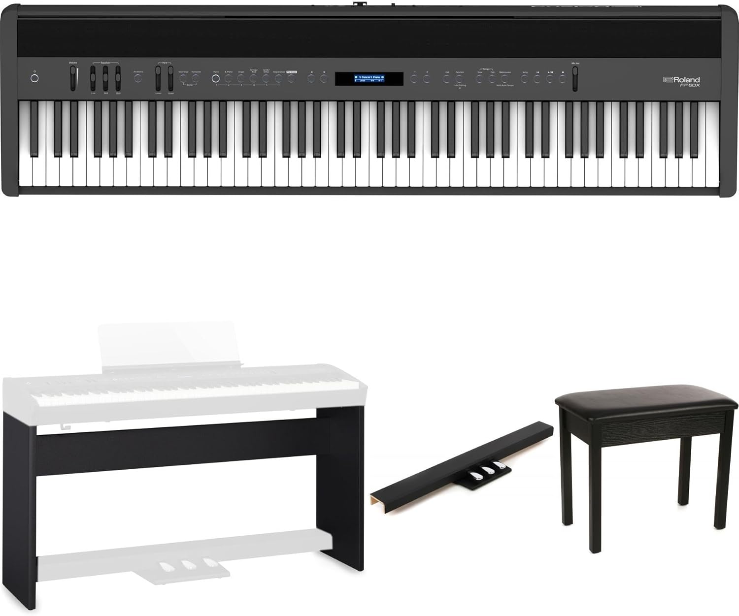 Premium Roland FP-60X Digital Piano Bundle