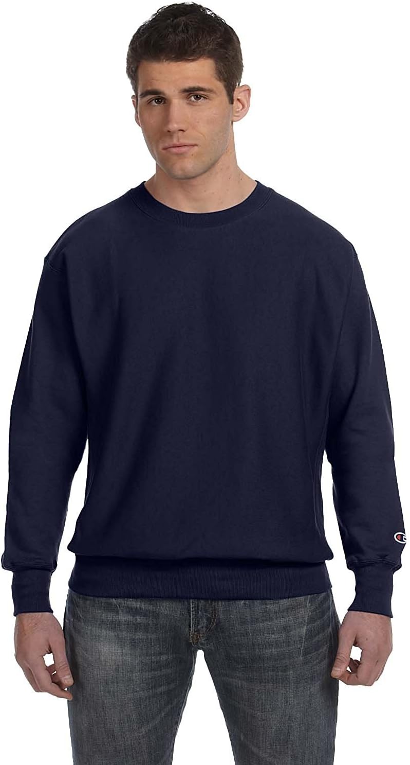 Champion Navy Reverse Weave Crew: Ultimate Comfort