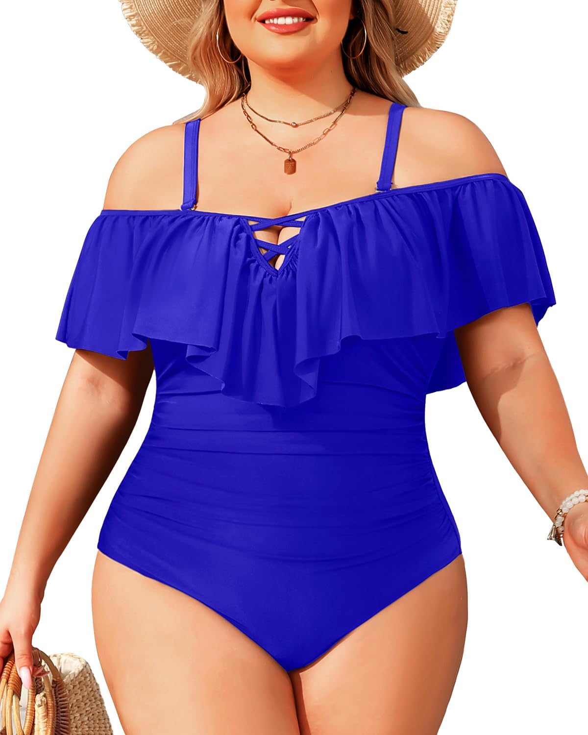 Daci Plus Size One Piece Swimsuits for Tummy Control