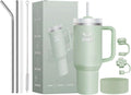 40 Oz Tumbler with Handle - Insulated & Leak Proof Design
