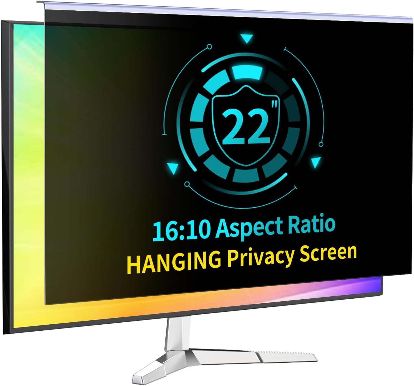 22 Inch Computer Privacy Screen for Enhanced Security and Comfort
