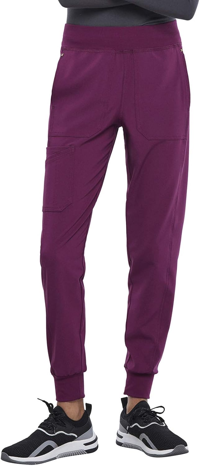 Iflex Jogger Scrubs for Women with Comfortable Knit Waistband