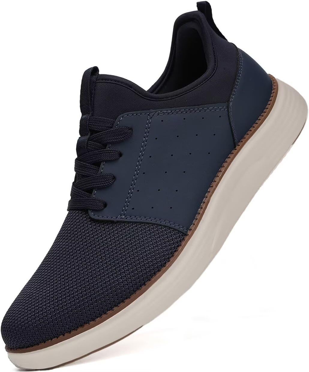 Men Casual Dress Shoes Lightweight Breathable Laceless Sneakers