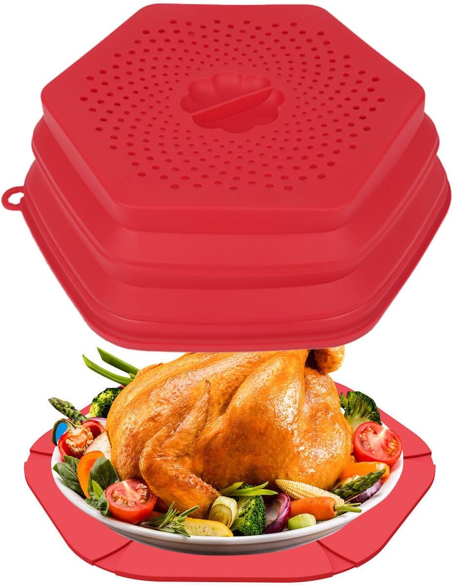 CollahCollah Silicone Duo: 10 Cover & Trivet - Red