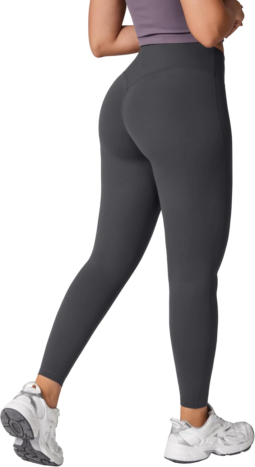 Hugcurve No Front Seam Hidden Scrunch Butt High Waisted Leggings