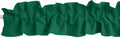 Solid Poplin Sleeve Topper Valance - Soft Lightweight Window Ruffle
