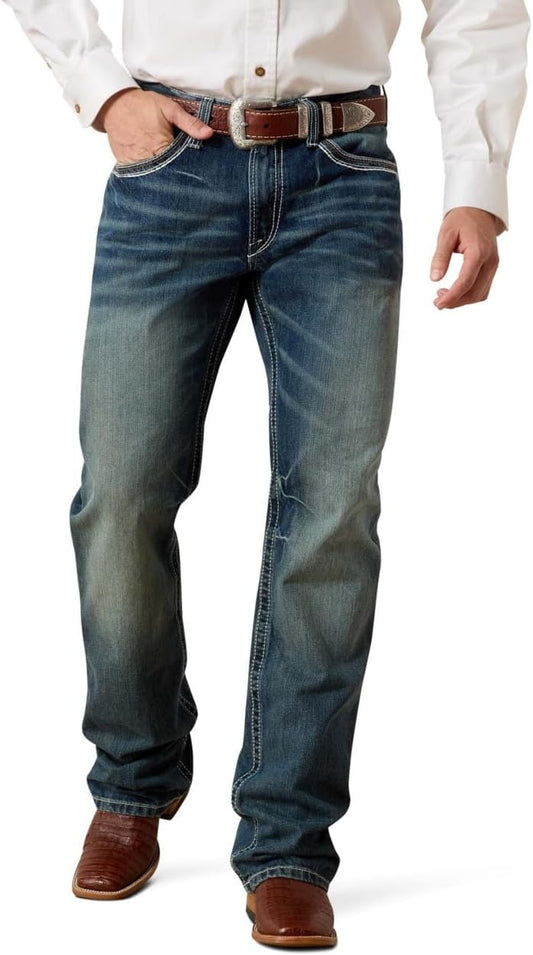 ARIAT Men's M4 Low Rise Boot Cut Jean for Comfort and Style