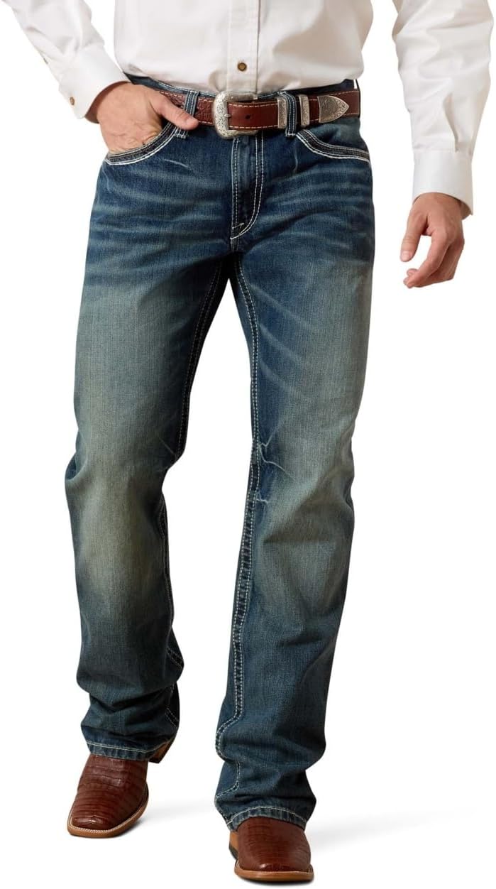 Ariat Men's M4 Low Rise Boot Cut Jeans for Ultimate Comfort