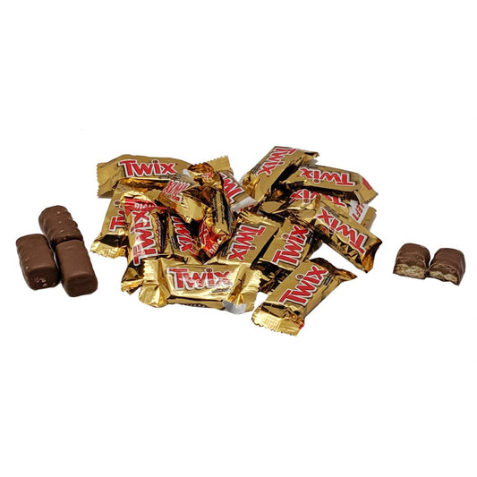 Twix Caramel Minis Milk Chocolate Cookie Bars in 3 LB Bag