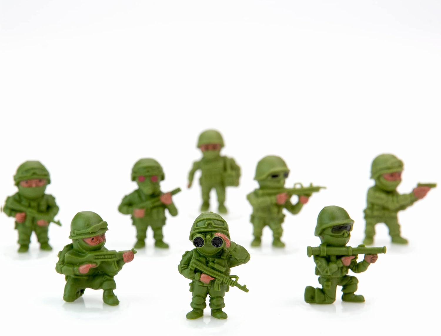 Entervending Army Men Action Figures - 100 Pcs Toy Soldiers Set