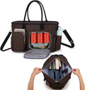 Insulated Laptop Tote Bag for Women with Lunch Compartment for Work