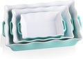 Sweejar Casserole Dishes for Oven Set of 3 - Durable Ceramic Bakeware