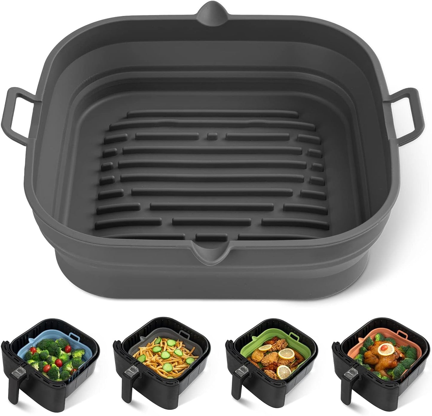 Reusable Silicone Air Fryer Liner - Easy Clean - Loveuing