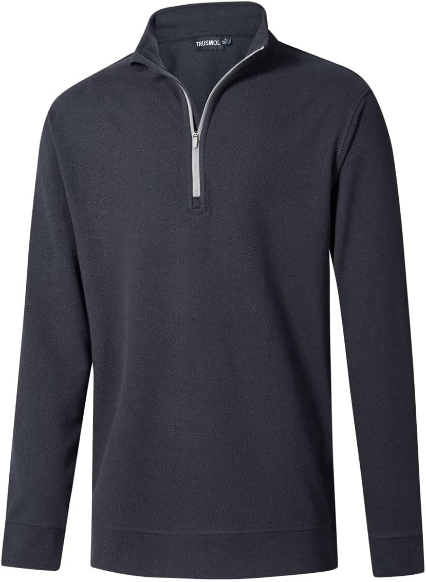 TRUSMOL Men's Performance Golf Pullover