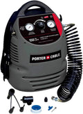PORTER-CABLE Air Compressor Kit 1.5 Gallon - Portable, Quiet Power