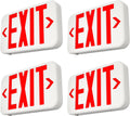 FREELICHT Red LED Exit Sign with Battery Backup - UL Compliant Pack