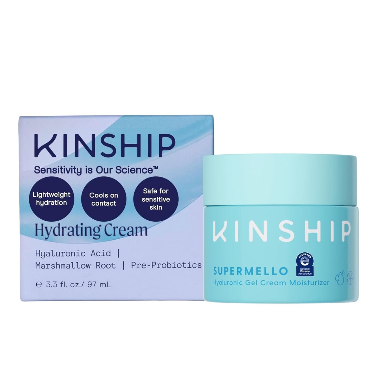 Kinship Supermello Hyaluronic Gel Cream for Hydration & Glow