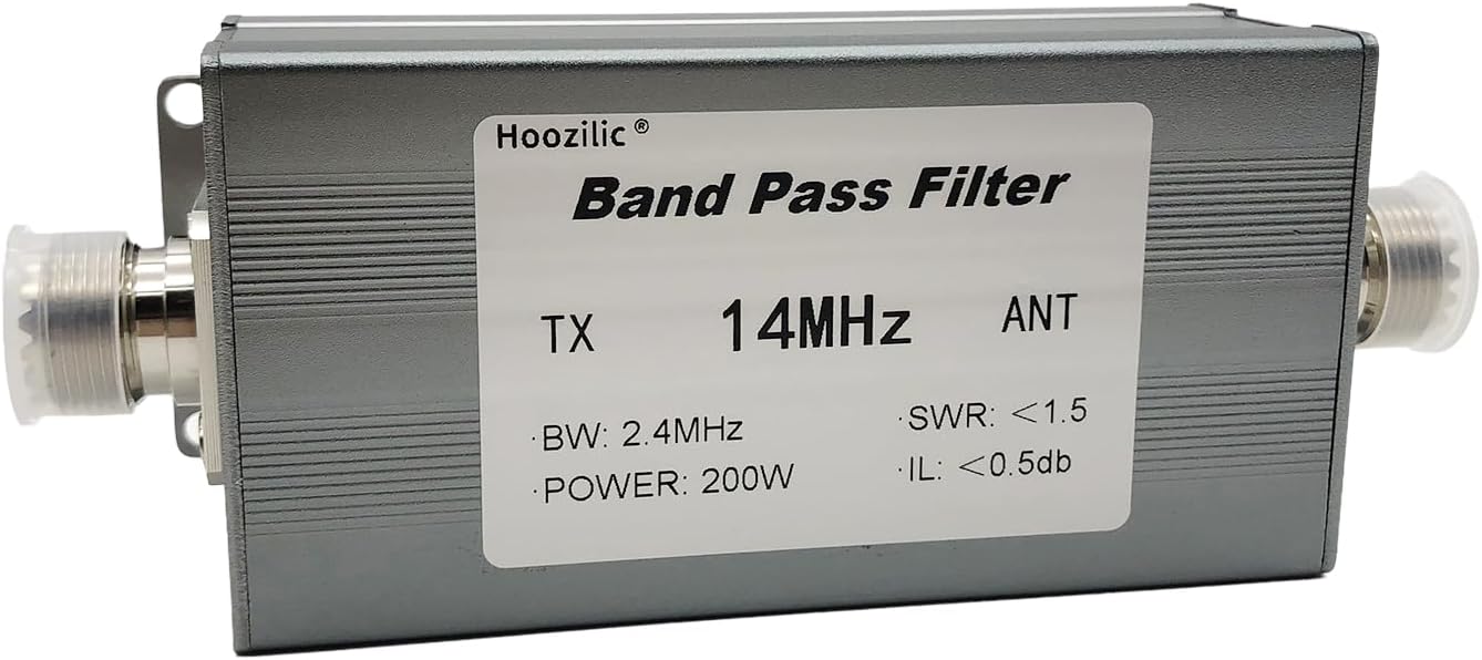 200W Shortwave Band Pass Filter for Ham Radio Applications