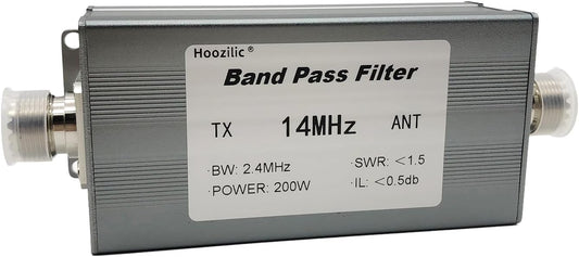 200W Shortwave Band Pass Filter for Ham Radio Applications