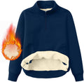 Lastesso Men's Sherpa Fleece Sweatshirt
