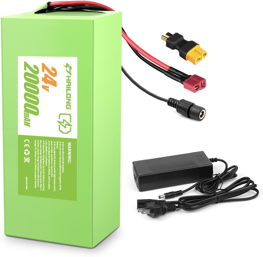 24V 20Ah Electric Bike Battery with Fast Charger and BMS