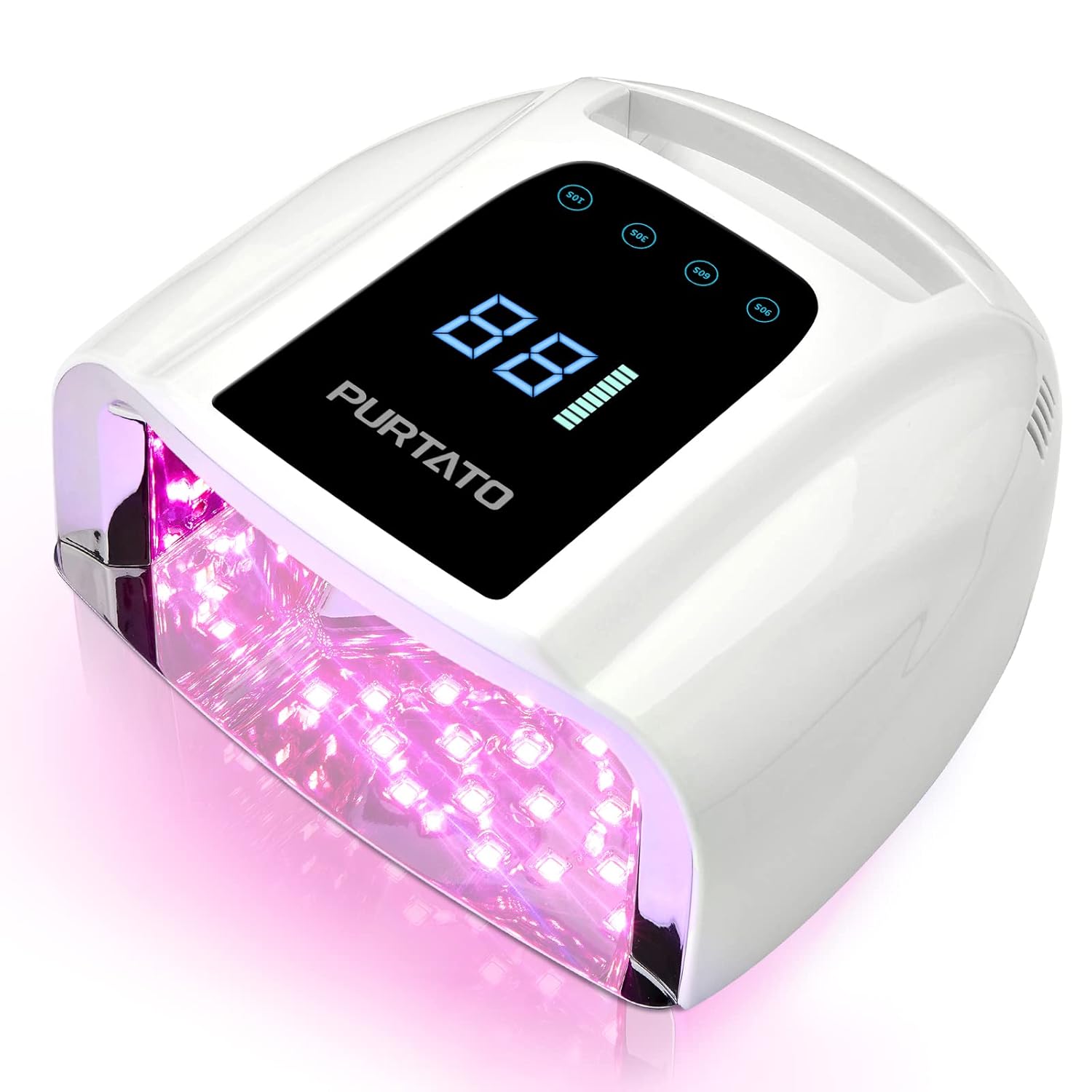 Professional Rechargeable 96W UV LED Nail Lamp for Fast Curing