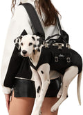 FCT Dog Backpack Carrier - Spine-Friendly Horizontal Design for Travel