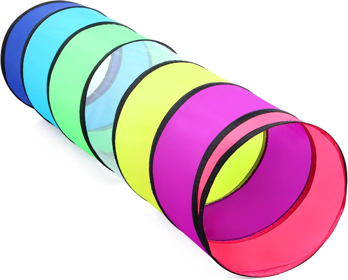 Rainbow Baby Tunnel: Fun & Colorful Play for Kids - SweHouse