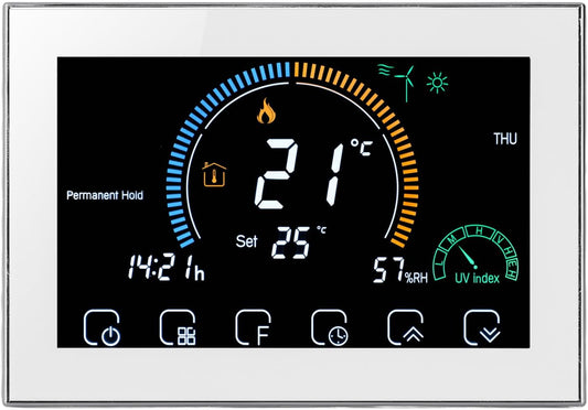 Programmable Smart Thermostat with 4.8in Touchscreen