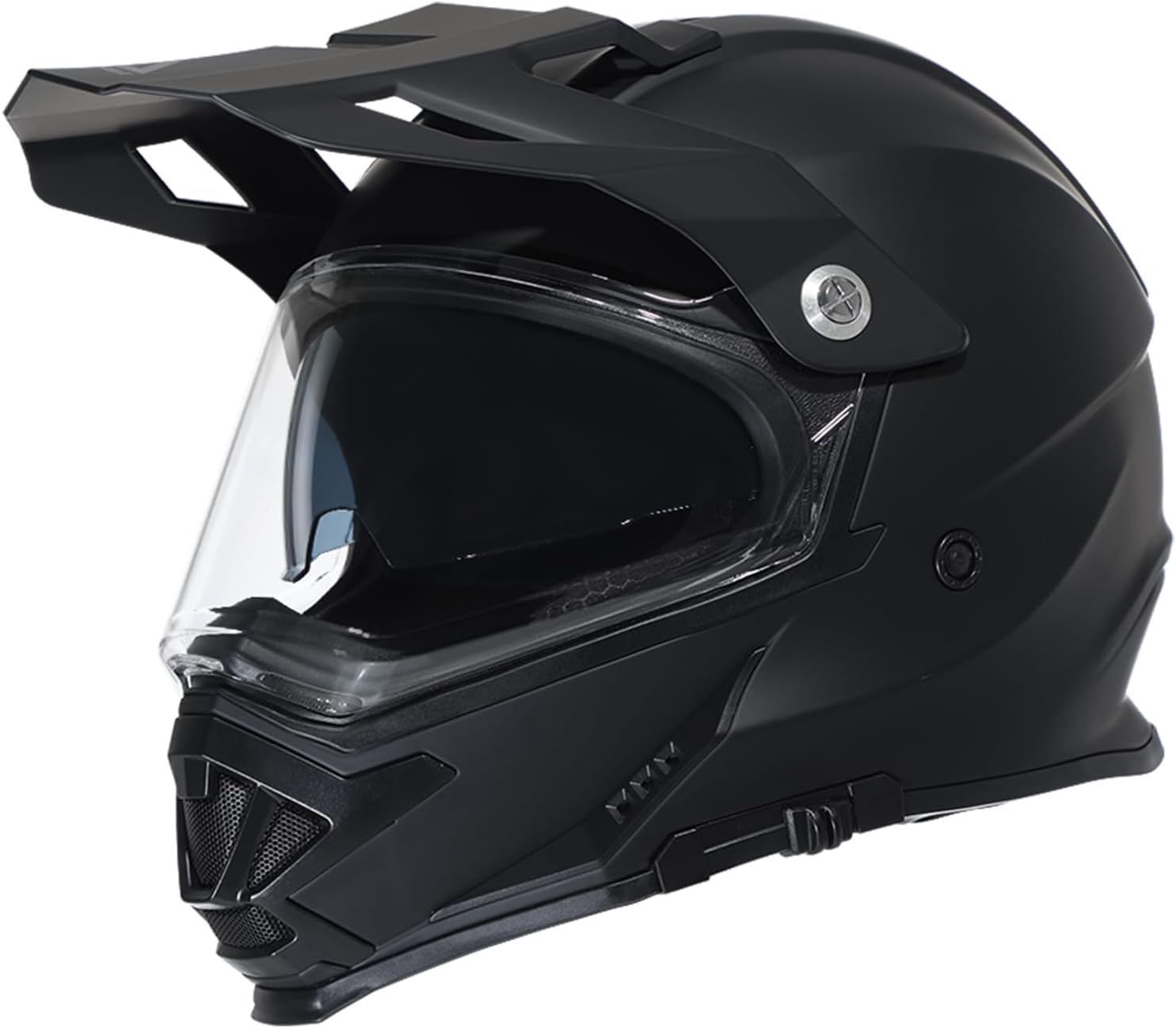 TRIANGLE Dual Sport Motorcycle Helmet with Internal Sunshield