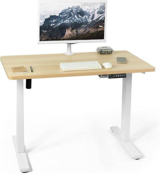 VIVO Electric Standing Desk with Memory Height Adjustment Features