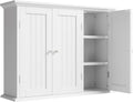 ChooChoo Bathroom Wall Cabinet with 3 Doors - Space Saving Storage