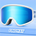 Kids Ski Goggles OTG Youth Snow Goggles - Anti-Fog, Helmet Ready