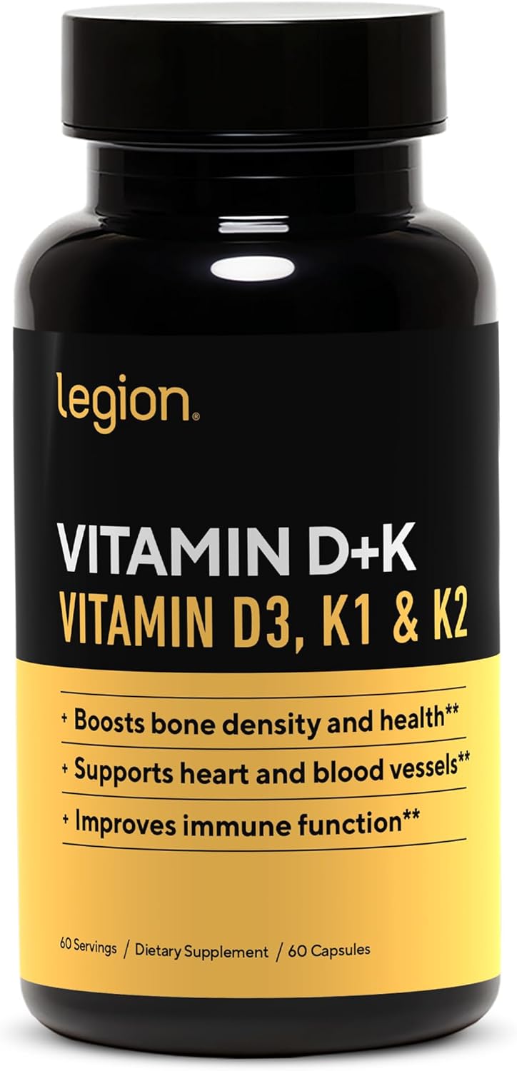Vitamin D3 K2 Supplement for Immunity and Bone Health