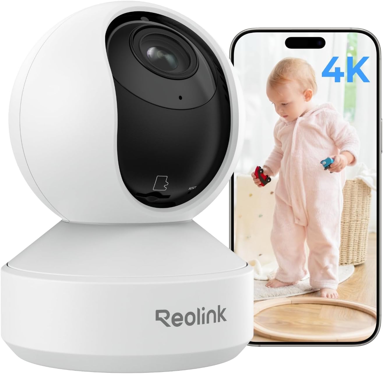 REOLINK Smart 4K UHD Indoor Security Camera with Auto-Tracking