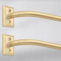 Blackout Curtain Rod 48 to 84 in 2-Pack Gold - Wrap Around Room