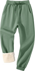 Fleece Lined Sweatpants for Men - Warm Sherpa Joggers