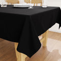 Encasa XO Dining Table Cover 56x120 in Cotton Canvas - Durable Jet