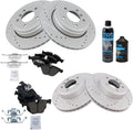 Front & Rear Ceramic Brake Pad and Rotor Kit for BMW 5-Series