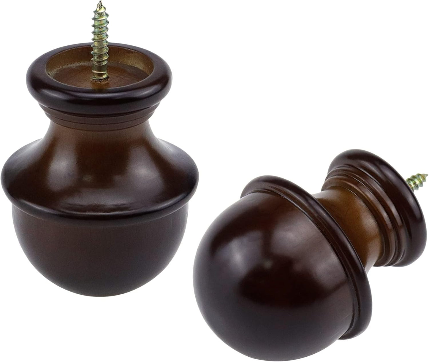 Wood Rod Bracket Set for Stylish Drapery!