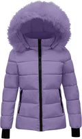 Womens Hooded Winter Puffer Coat Jackets - Warm Waterproof Style