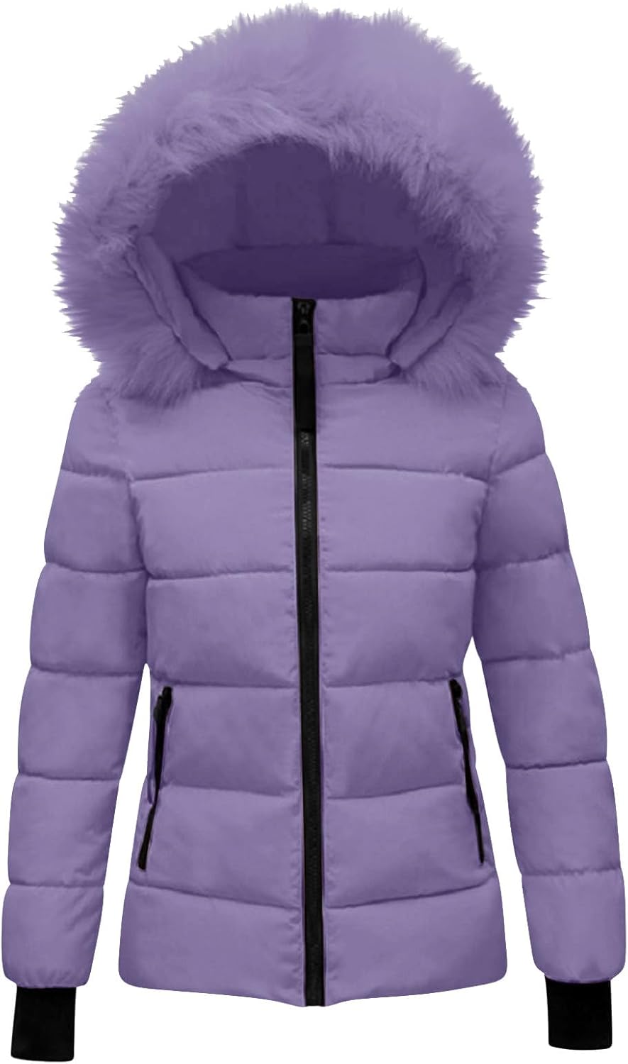 Warm & Stylish Hooded Puffer Jacket by Aopirta