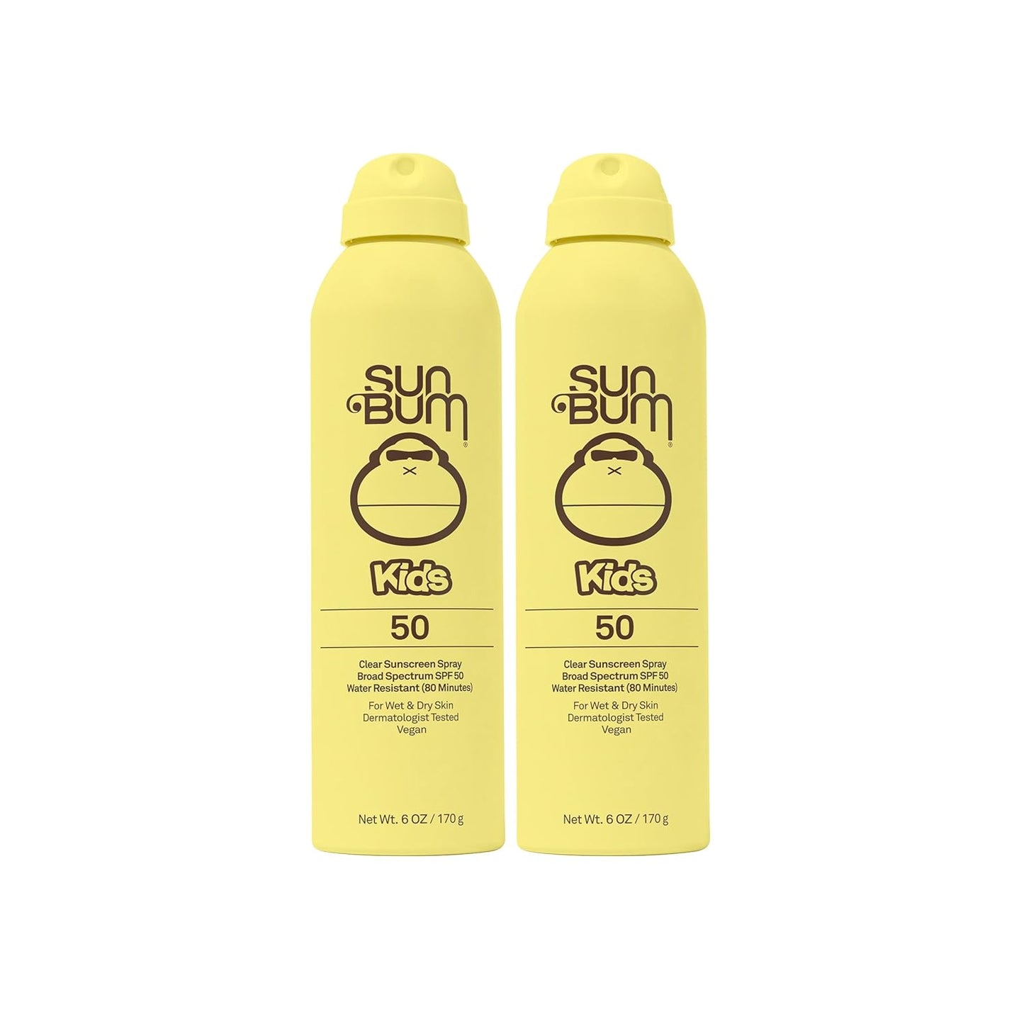 Sun Bum Kids SPF 50 Clear Sunscreen Spray for Active Kids