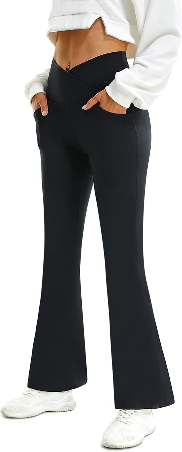 FireSwan High-Waisted Pocket Yoga Flare Leggings