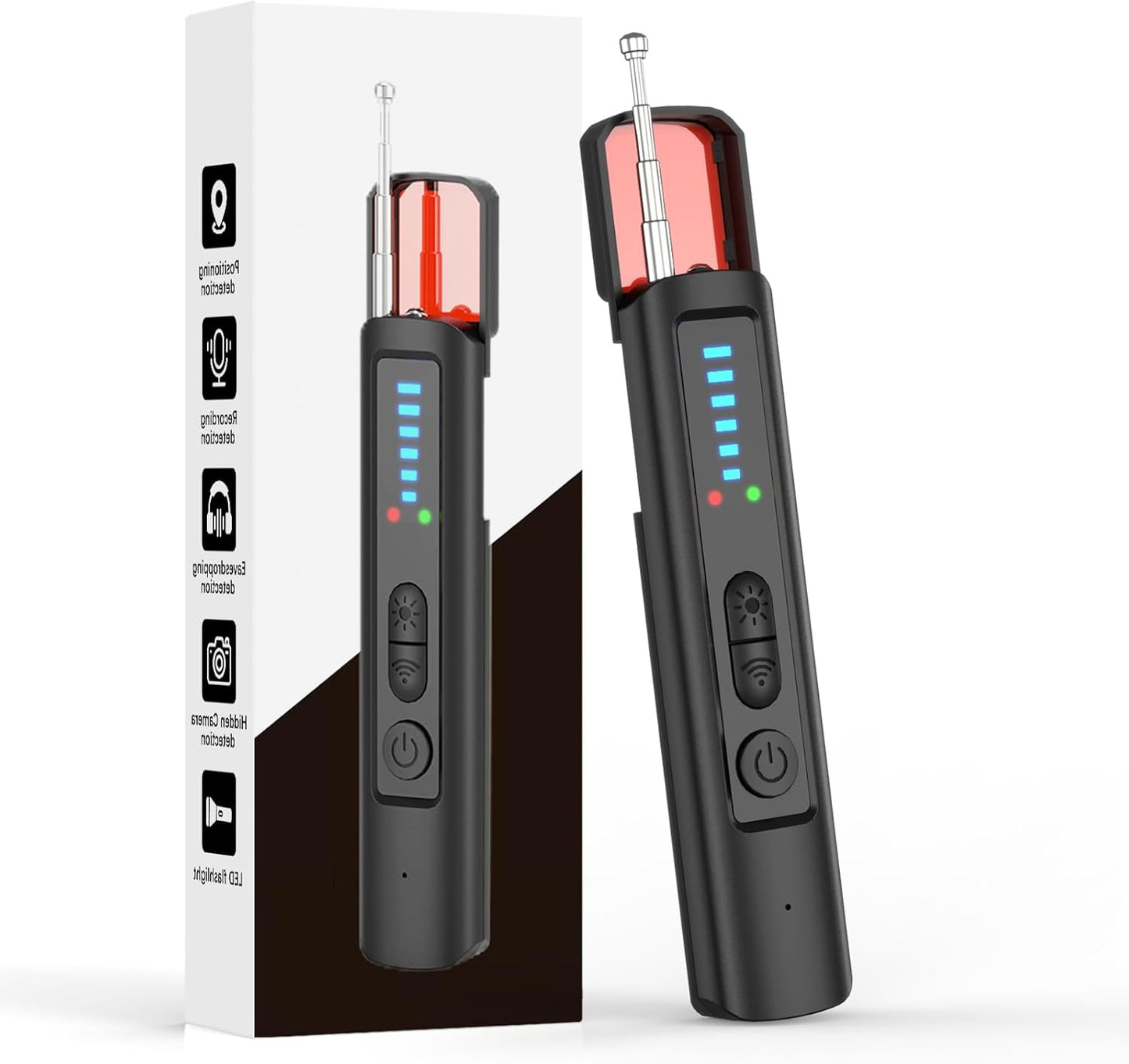 Advanced Bug Detector with 6-Level Sensitivity